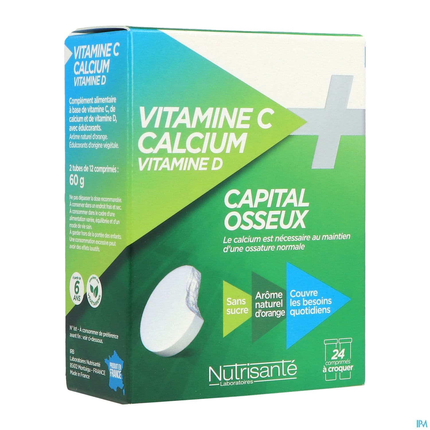 Vitavea Vitamine C + Calcium + Vitamine D Comprime A Croquer 24