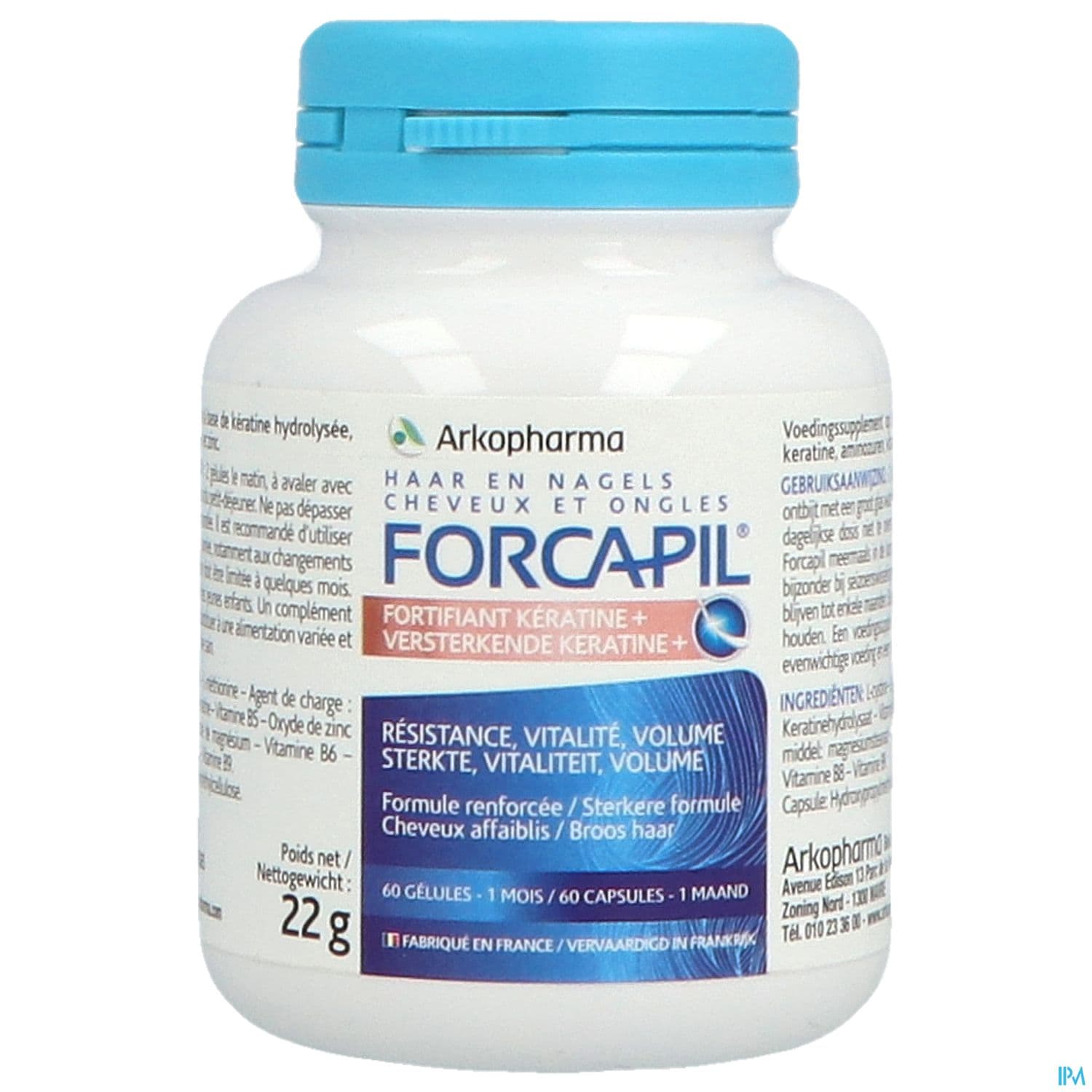 Arkopharma Forcapil Fortifiant Keratine+ Gelule 60