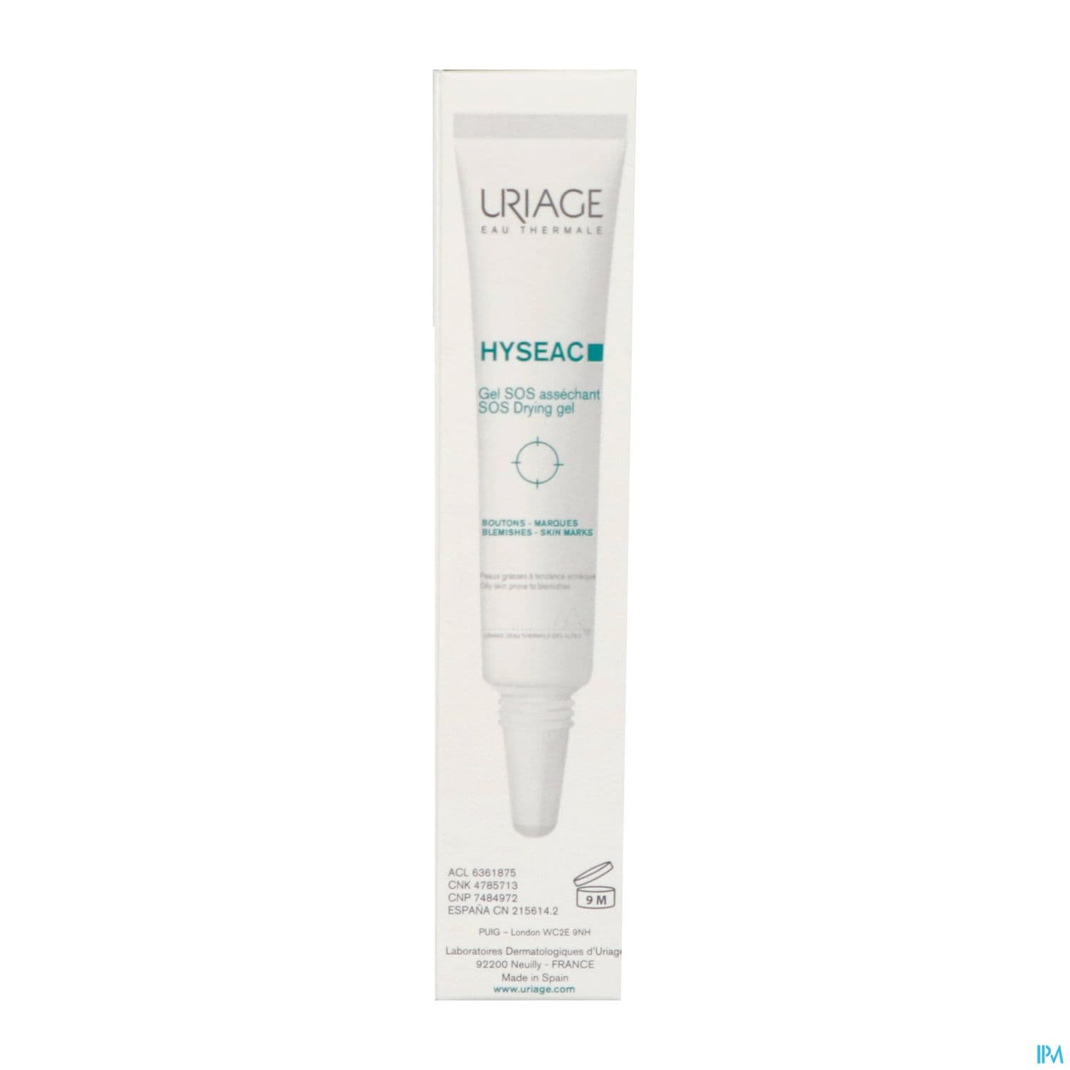 URIAGE HYSEAC GEL SOS 15ML