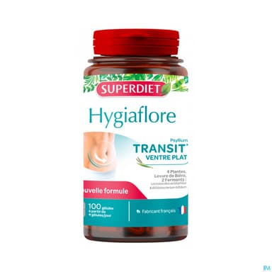 Superdiet Hygiaflore Transit Ventre Plat Gelule 100