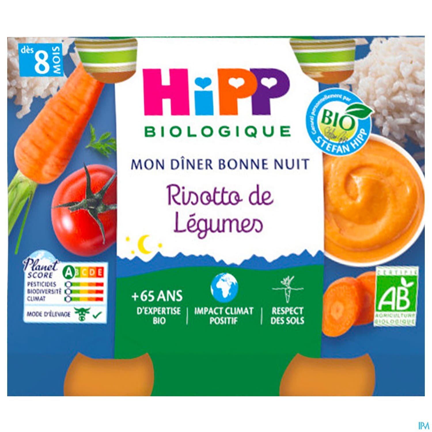 HIPP RISOTTO LEG 190G X2