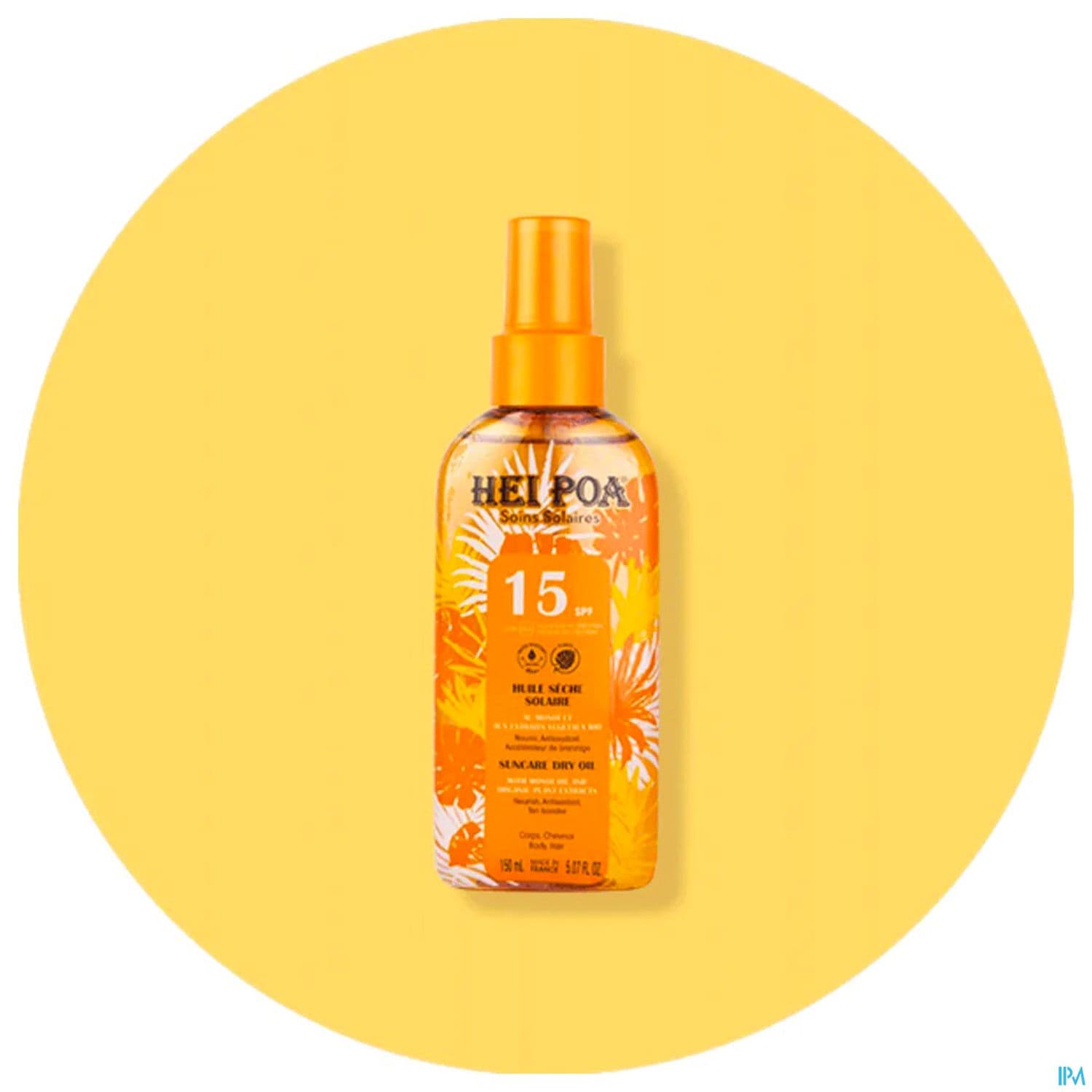 Hei Poa Huile Seche Solaire Spf15 Spray 150ml