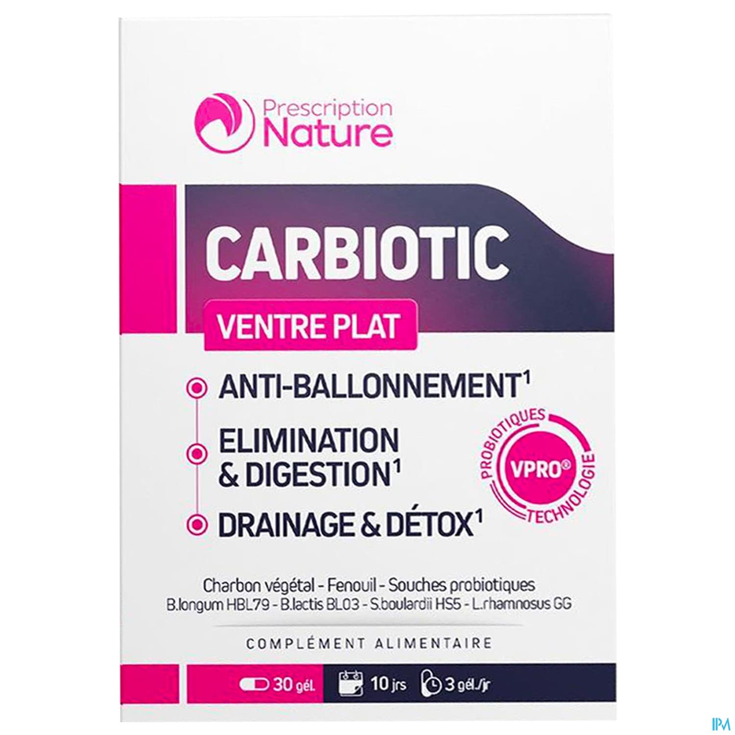 Prescription Nature Probiotiques Carnature Probiotiques Gelule 30