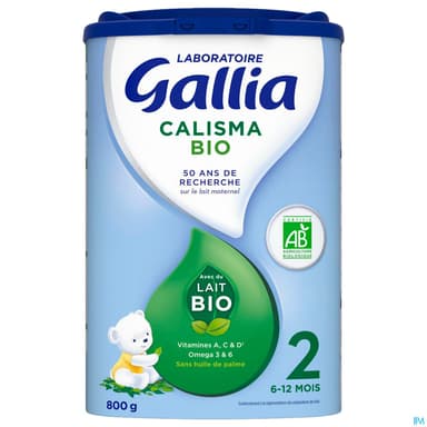 GALLIA CALISMA 2 LAIT PDR BIO 800G