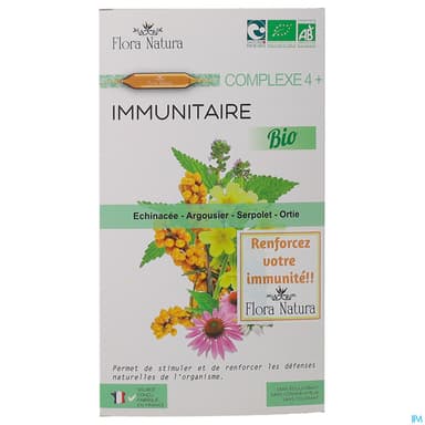 FLORA NAT CPLX4+ IMMUNITE AMP 20