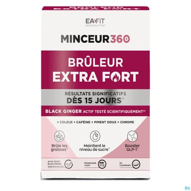 Eafit Minceur 360 Bruleur Extra Fort Comprime 60