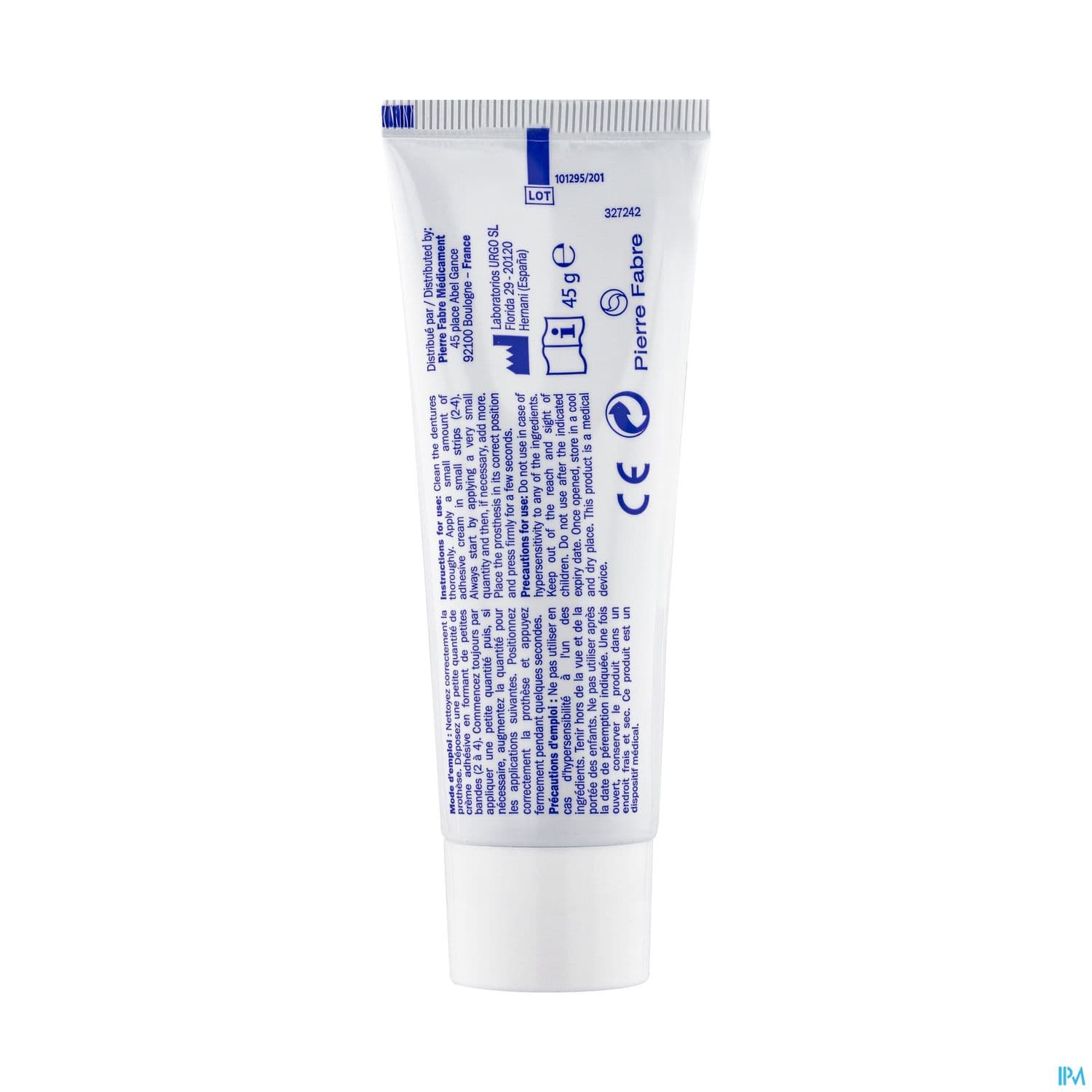 Elgydium Fix Fixation Extra Forte Creme Fixative Gout Frais 45g