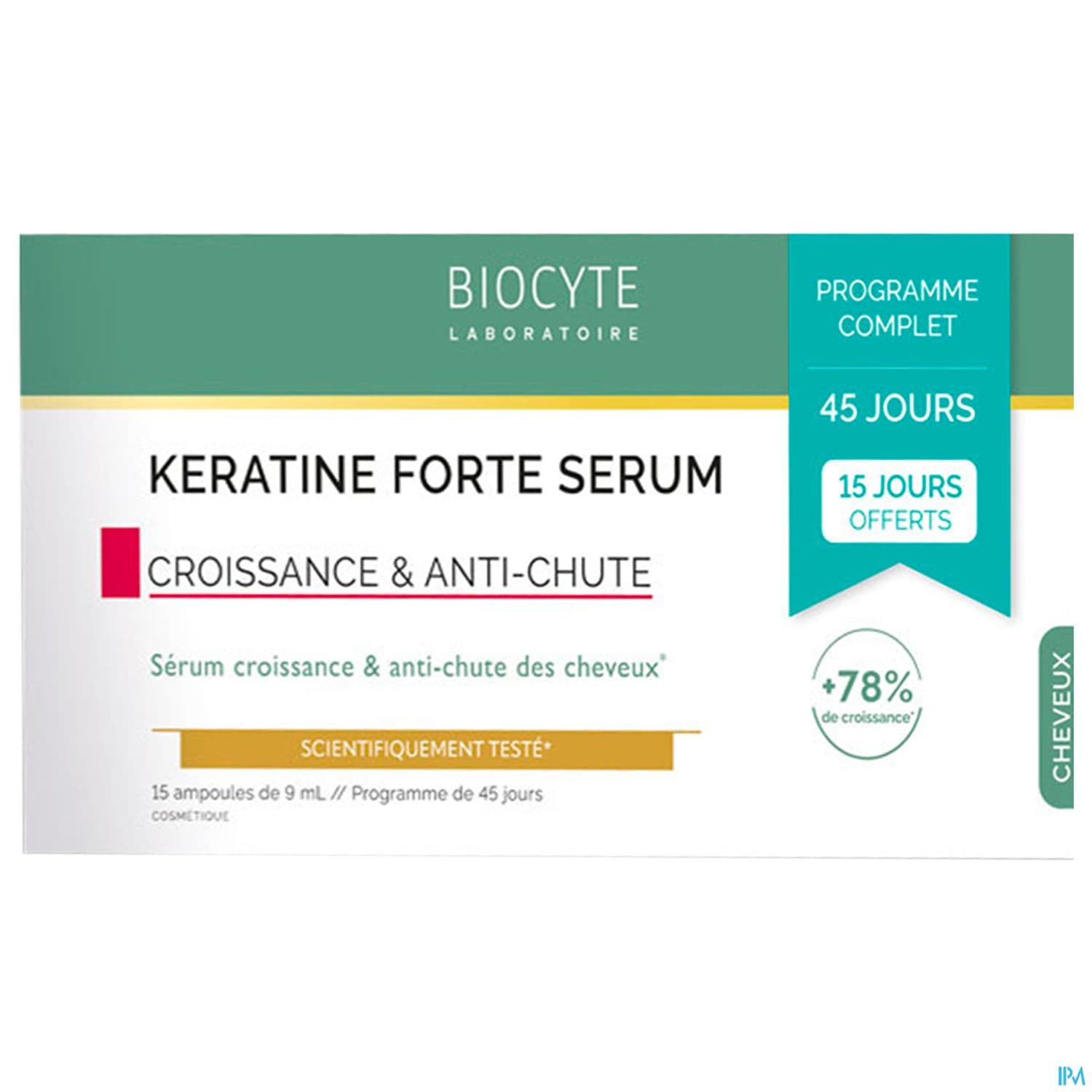 BIOCYTE KERATINE FORTE SERUM AMP15