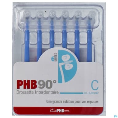 Phb 90d Brossette Interdentaire Conique X6
