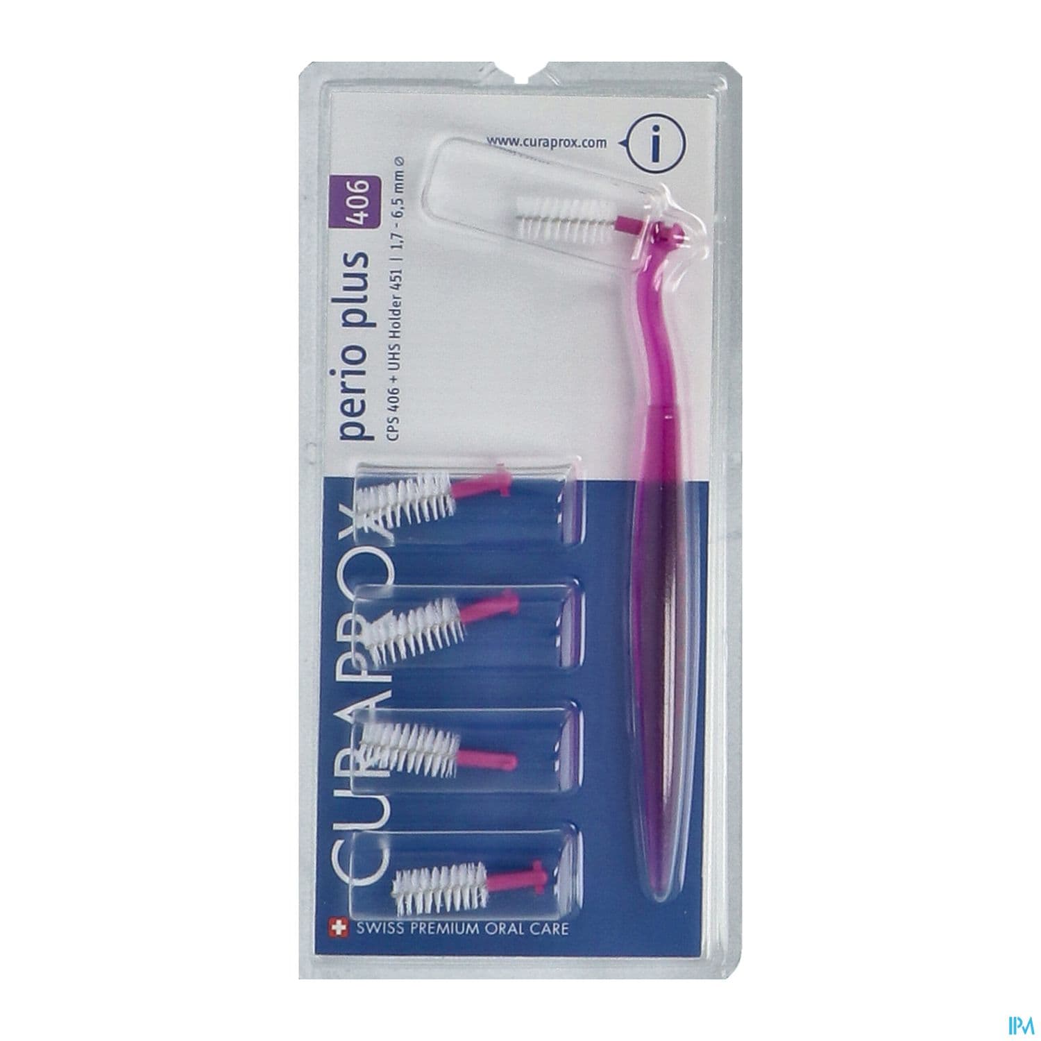 Curaprox Cps 406 Perio+ Brossette Interdentaire Fuchsia 5