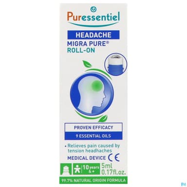 Puressentiel Roller Maux De Tete Migra Pure Aux 9he 5ml