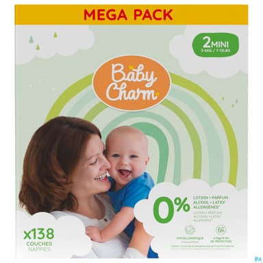 BABY CHARM COUCH SUP DRY 3/6KG 138