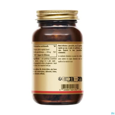 SOLGAR VIT B5 550MG GEL VEG50