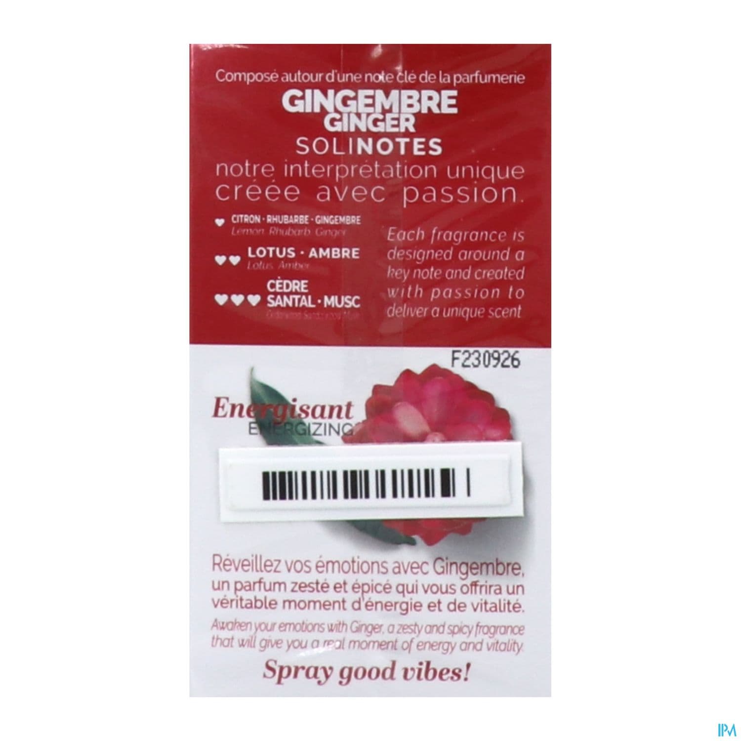 SOLINOTES EAU PARF GINGEMBRE 50ML