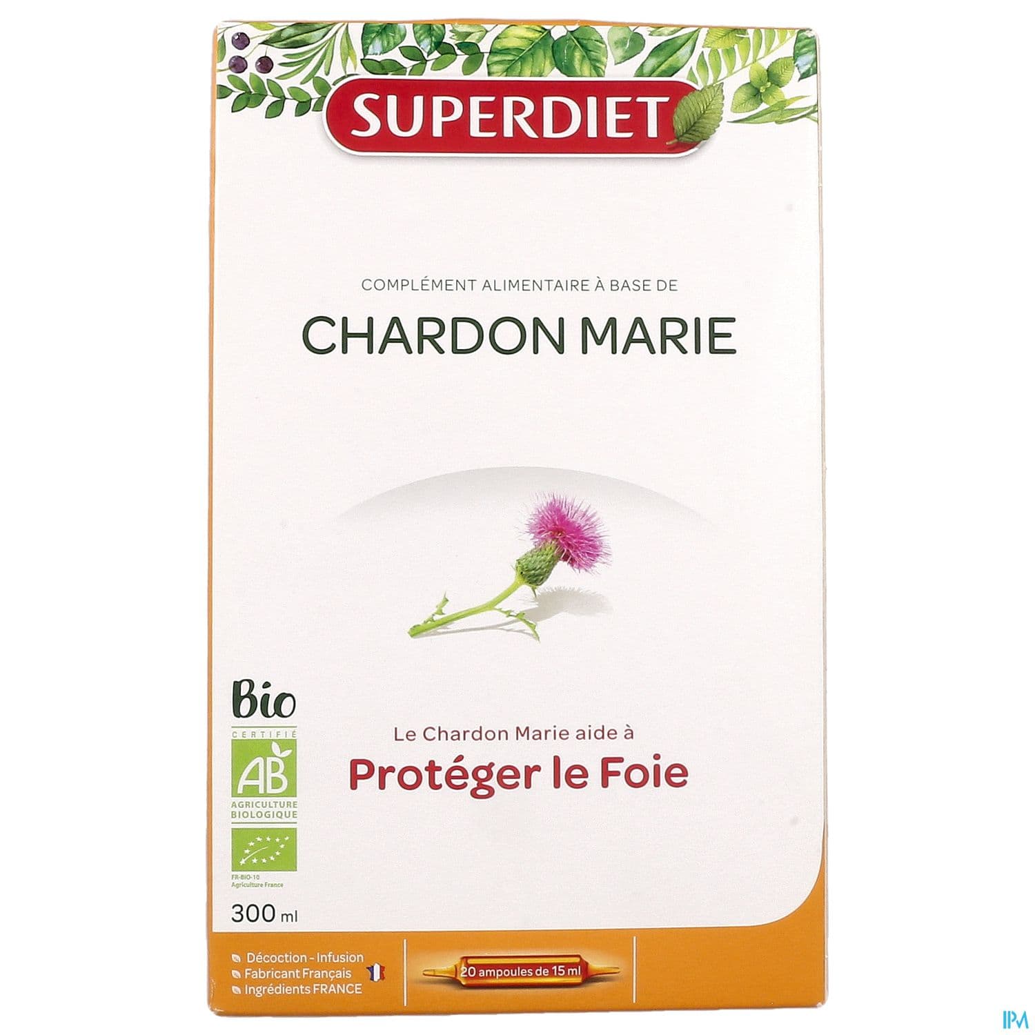 SUPERDIET CHARDON MARIE BIO AMP20