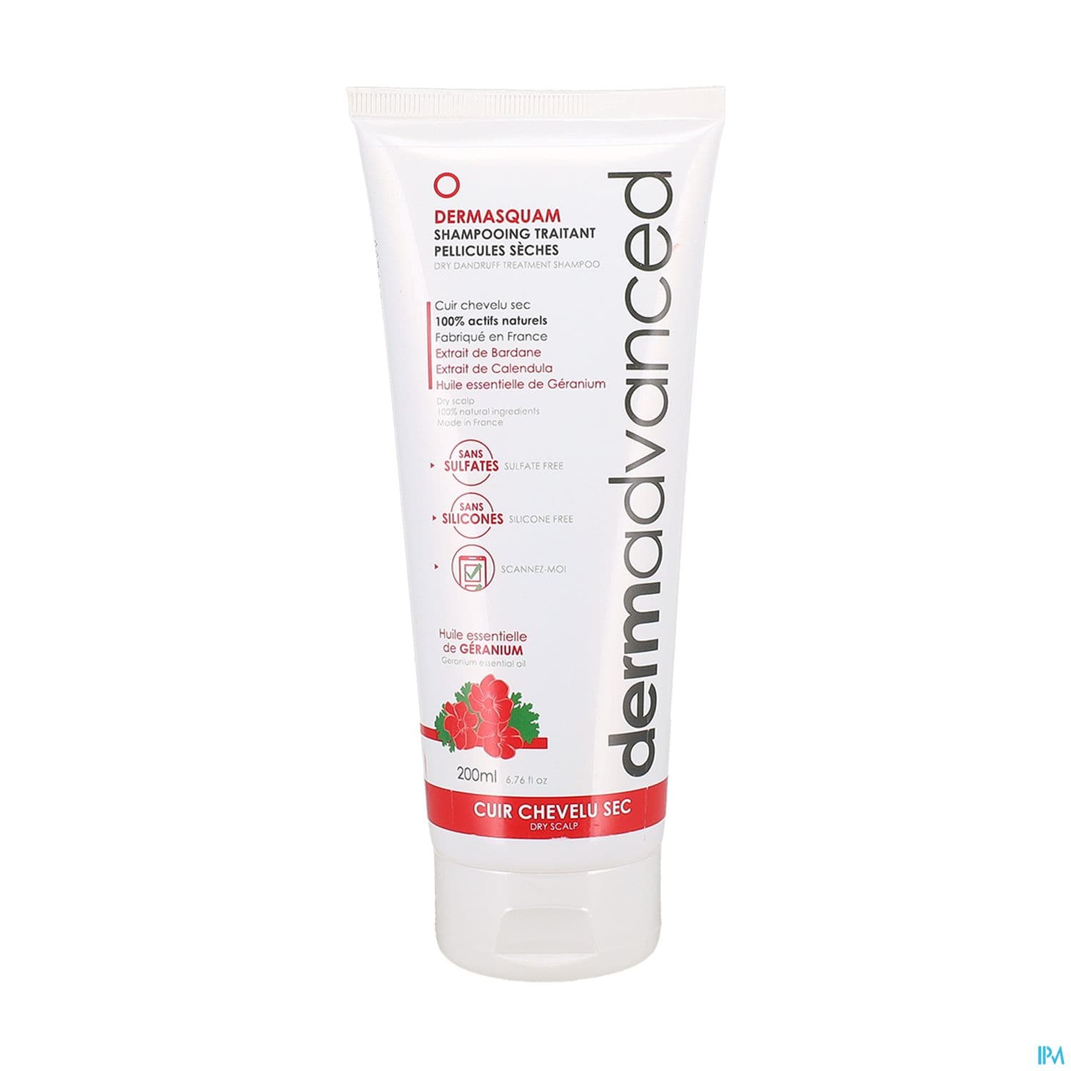 DERMASQUAM SH PELLICUL SECHE 200ML