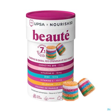 Upsa X Nourished Beaute 7en1 Gommes 30