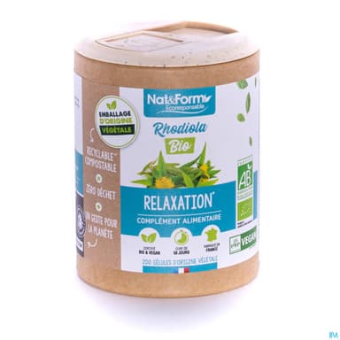 Nat Et Form Ecoresponsable Rhodiola Gelule 60