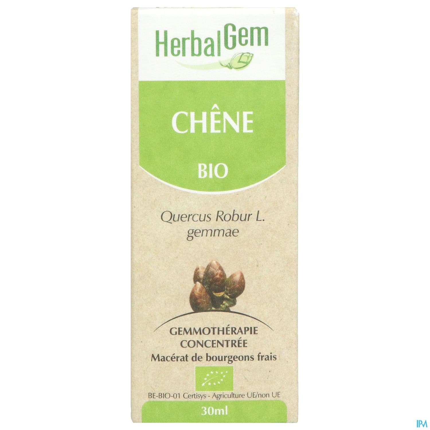 Herbalgem Chene Bourgeon Macerat Glycerin Bio 30ml