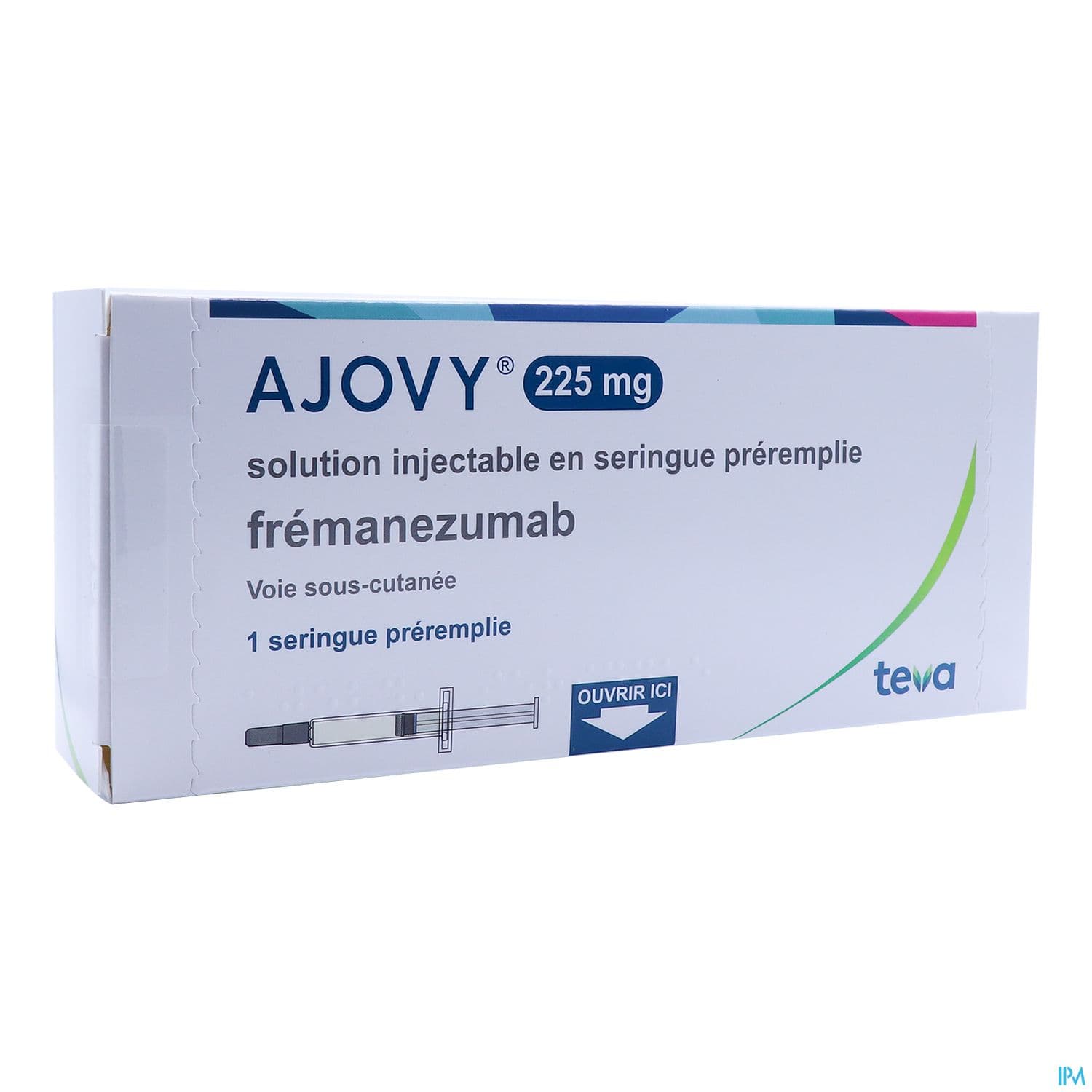Ajovy 225mg Solution Injectable Seringue Preremplie 1ml5
