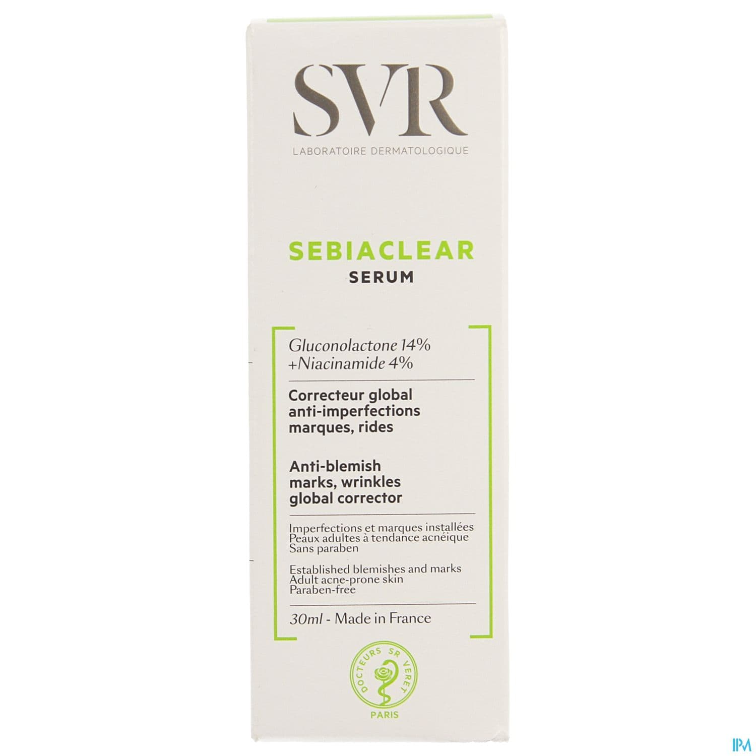 SVR SEBIACLEAR SERUM 30ML.