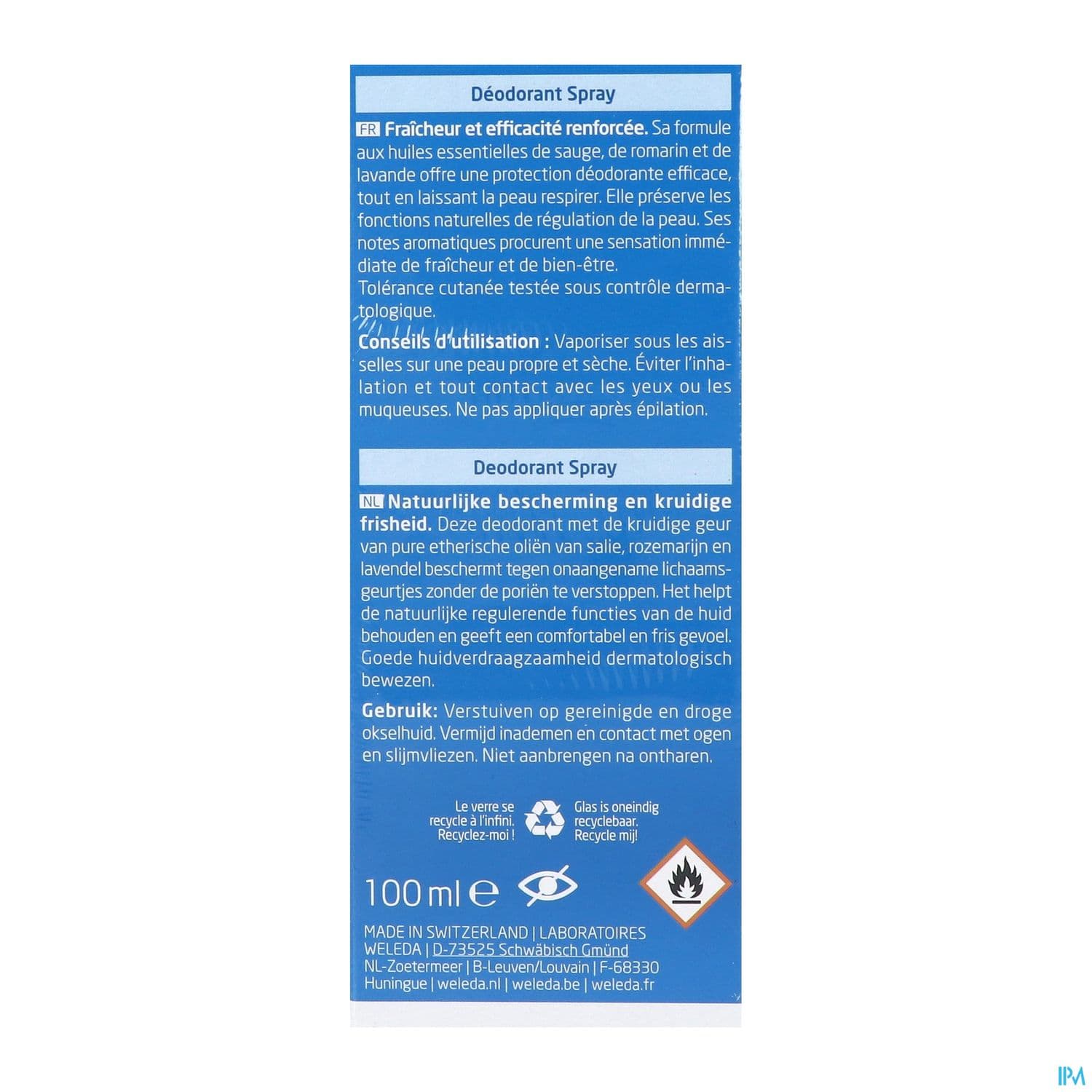 WELEDA DEOD 24H SAUGE SPR 100MLX2