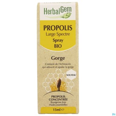 HERBALGEM PROPOLIS BIO SPR 15ML