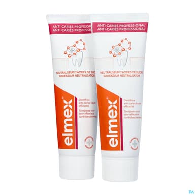 ELMEX DENT A/CARIE PRO 75ML X2