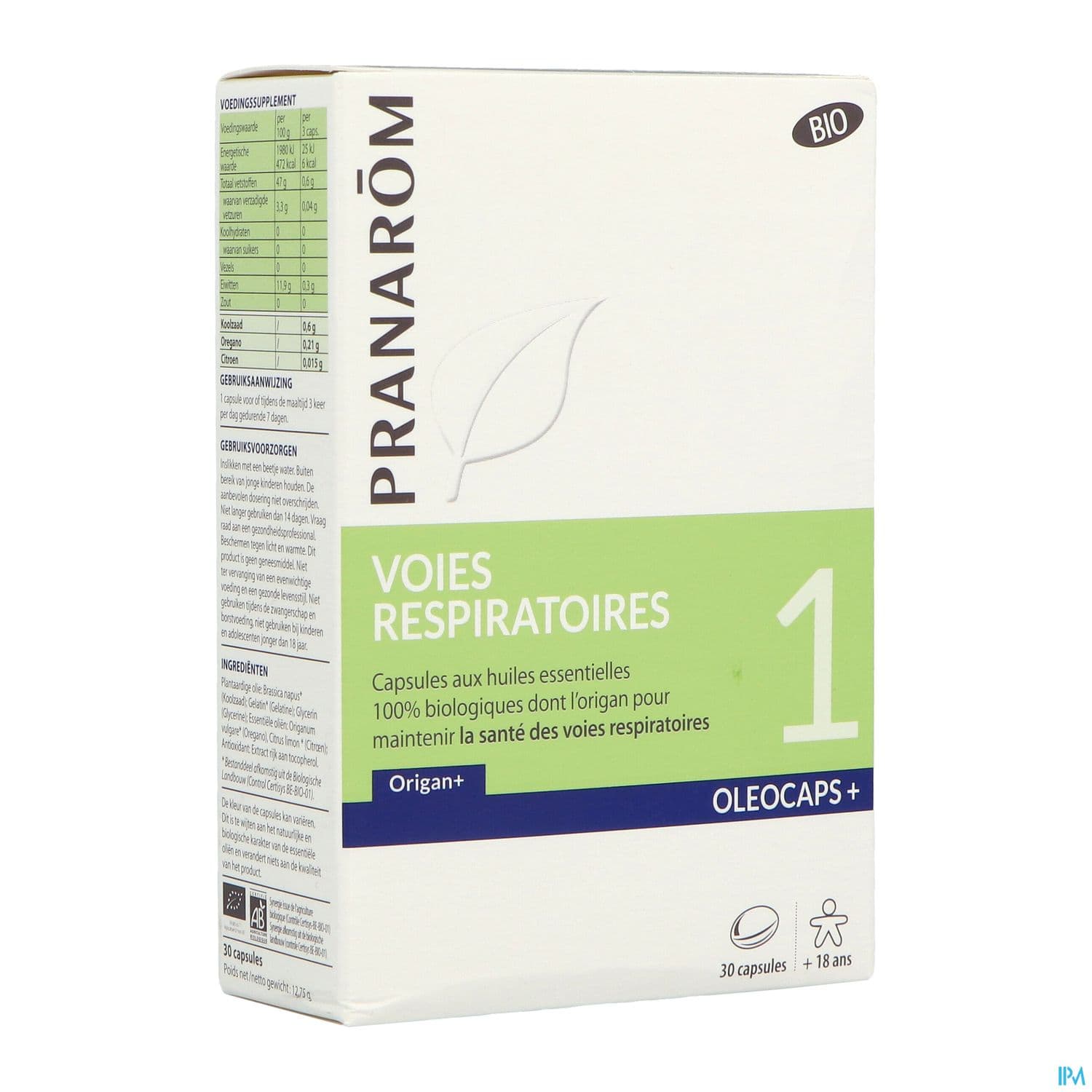 PRANAROM OLEOCAPS+1 RESPI CAP30