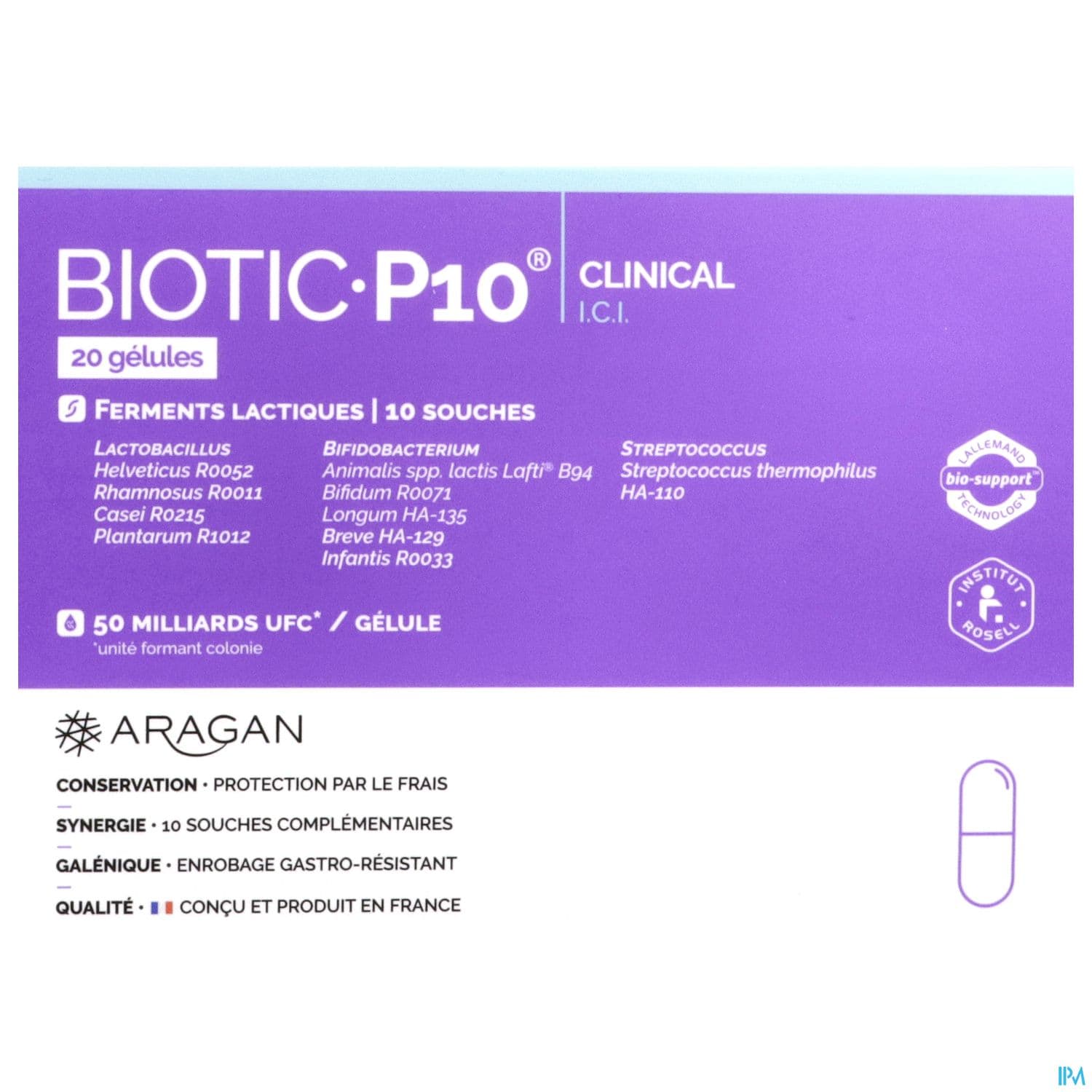 ARAGAN BIOTIC P10 CLINICAL GELUL20