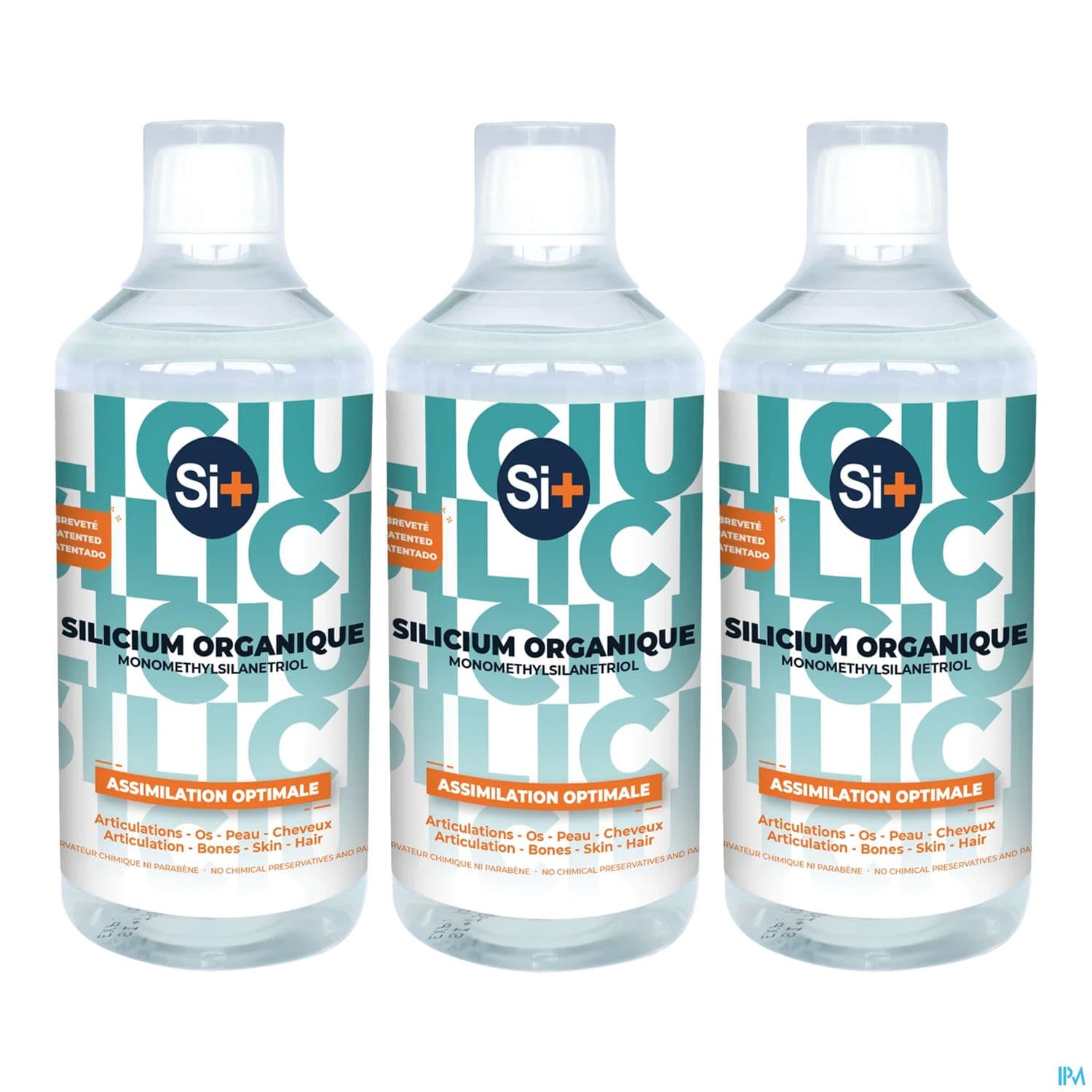 Si+ Silicium Organique Solution Buvable 750ml X3