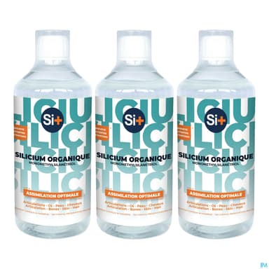 Si+ Silicium Organique Solution Buvable 750ml X3