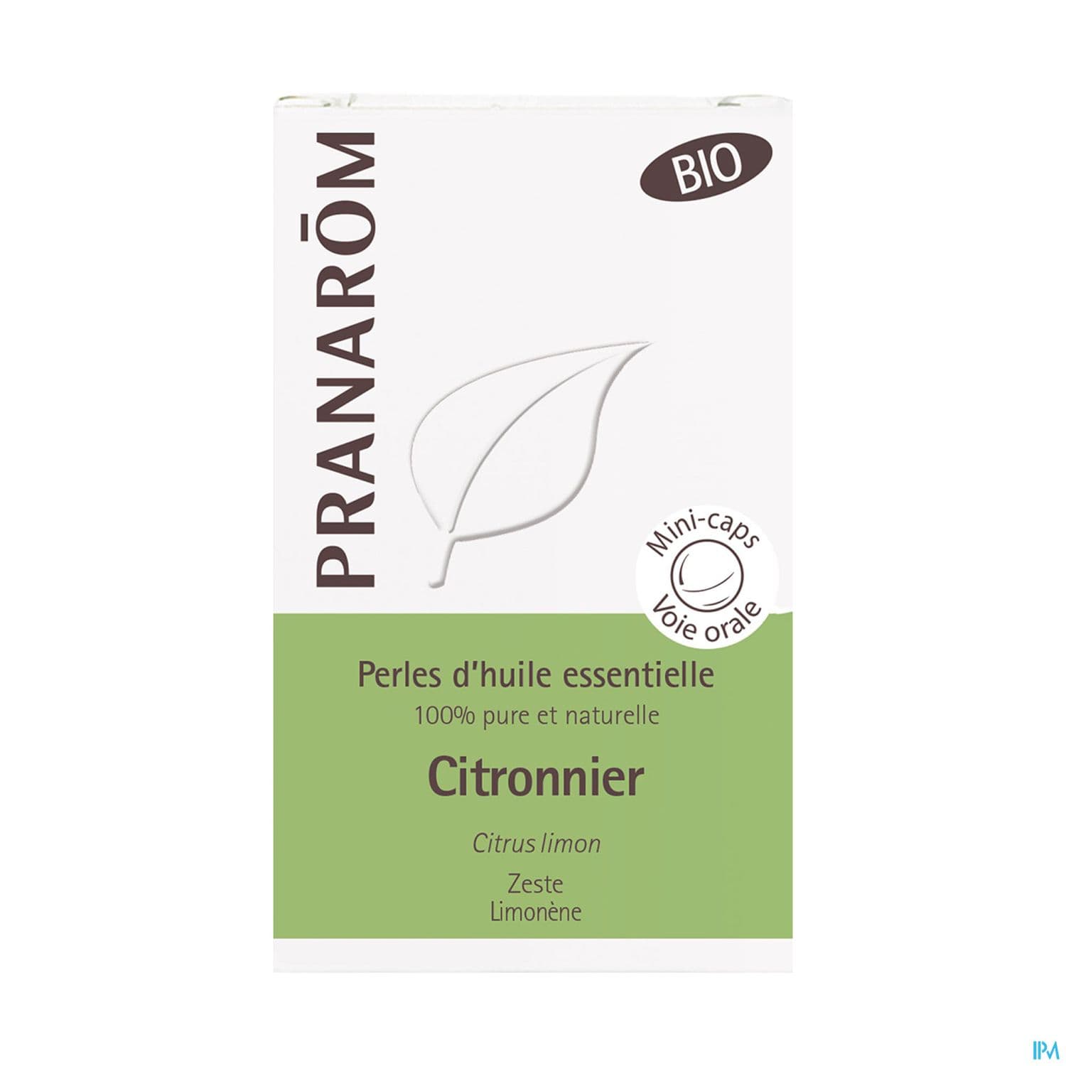 Pranarom Perles Huile Essentielle Citronnier Zeste Bio Capsule 60