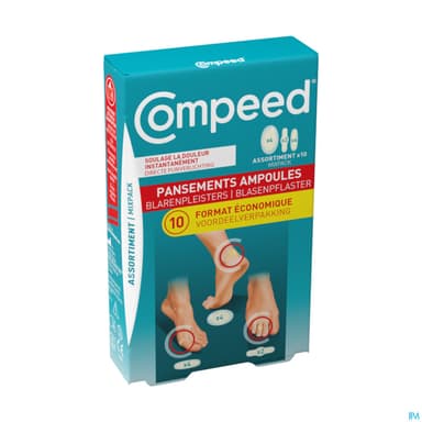 COMPEED PANS AMP ASSORTIMENT BTE10