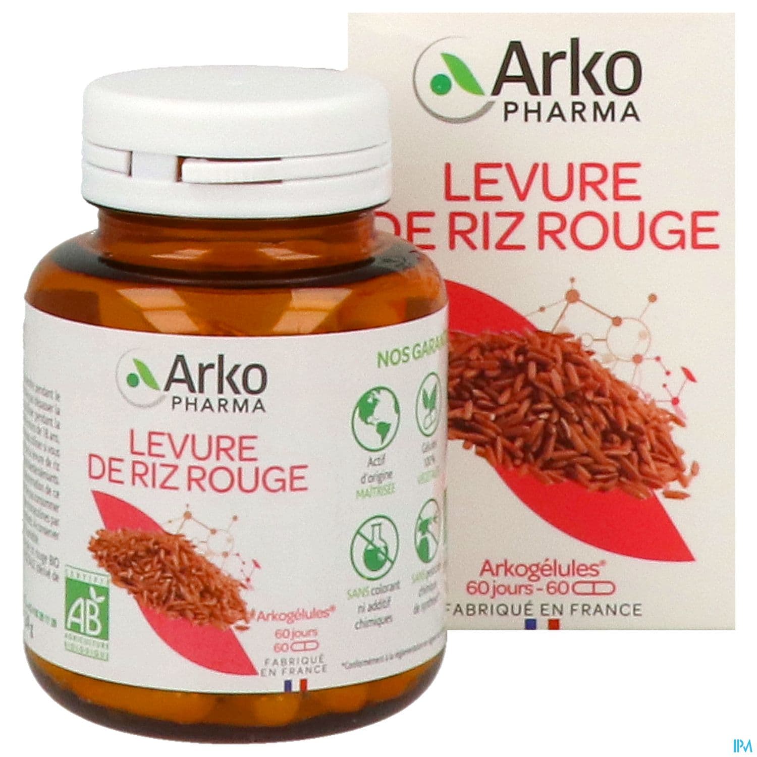 ARKOG LEVURE RIZ ROUGE BIO GELUL60