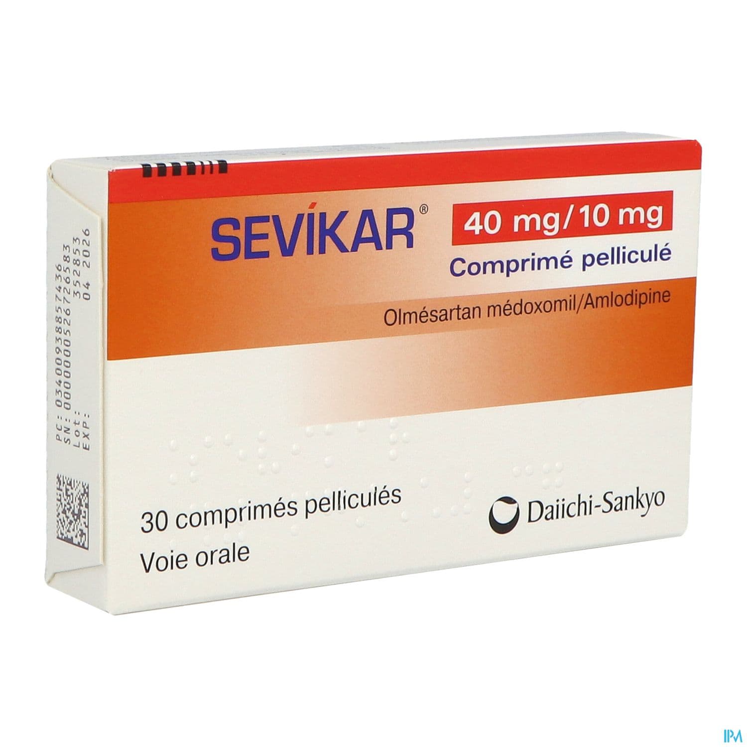 Sevikar 40mg/10mg Comprime 30
