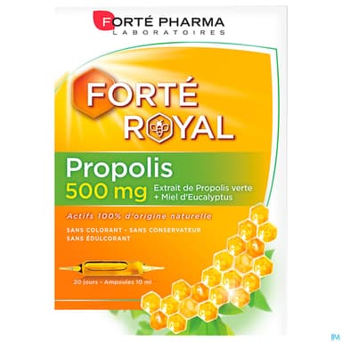 FORTE ROYAL PROPOLIS 500 AMP X20