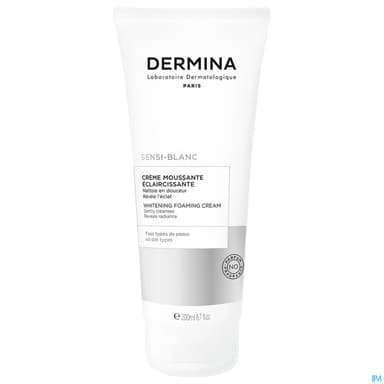 Dermina Sensi Blanc Creme Moussante Eclaircissante 200ml