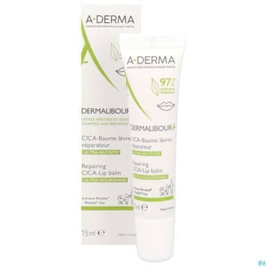 A-DERMA DERMALIBOUR CICA+ LEVRE 15