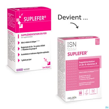 Ineldea Isn Suplefer Supplementation Fer Gelule 90