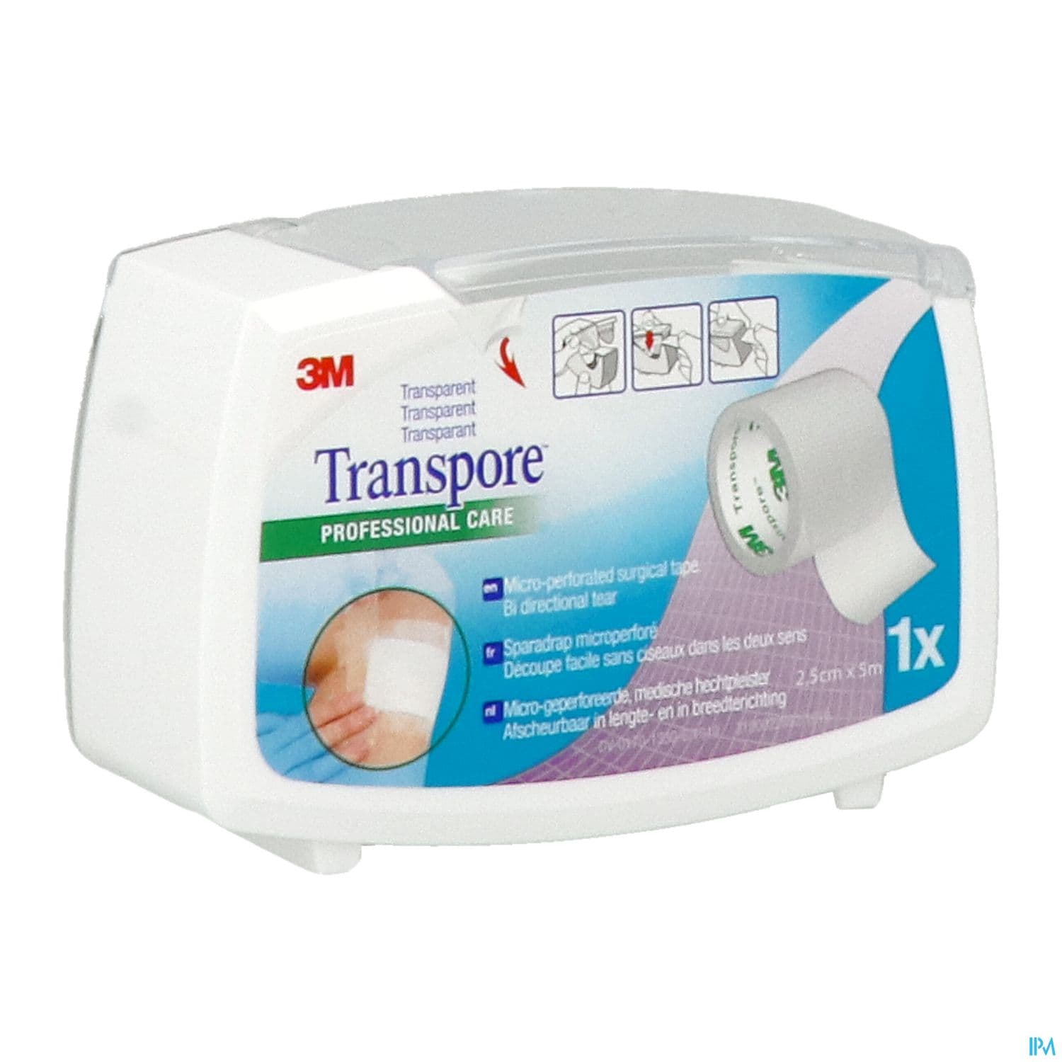 TRANSPORE 5MX25MM DEVIDOIR — Grande Pharmacie de la Rode