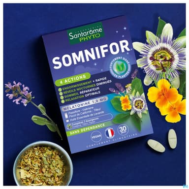 Santarome Somnifor 4 Actions Comprime 30