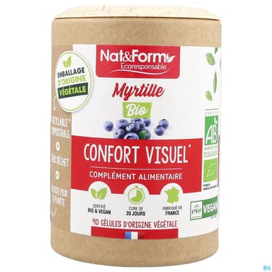 NAT&FORM ECO MYRTILLE BIO GELVEG90