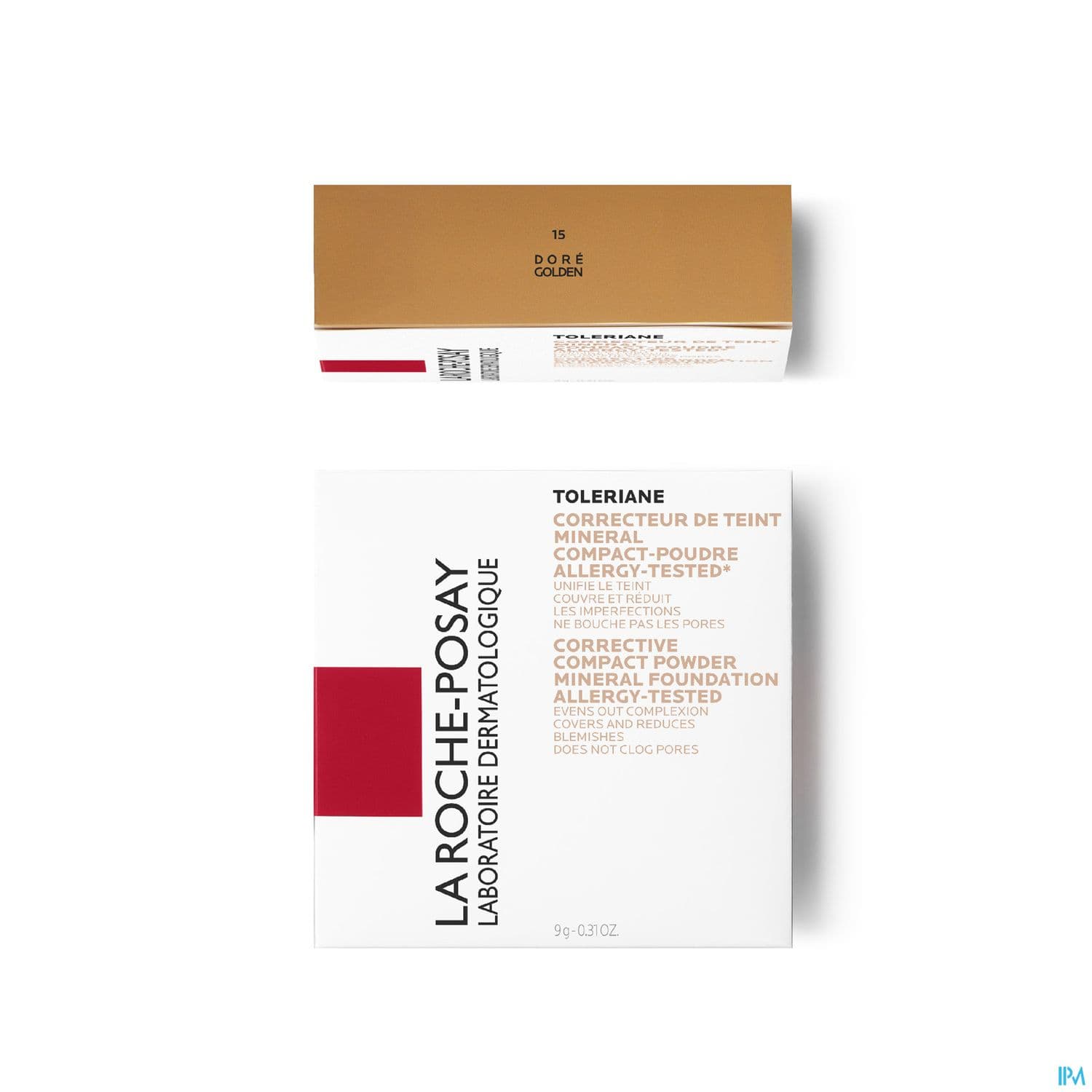 La Roche Posay Toleriane Correcteur De Teint Mineral Compact Poudre 15 Dore 9g
