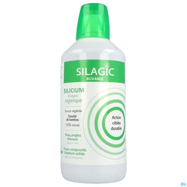 Silagic Silicium Organique Source Vegetale Buvable Solution Buvable 1l