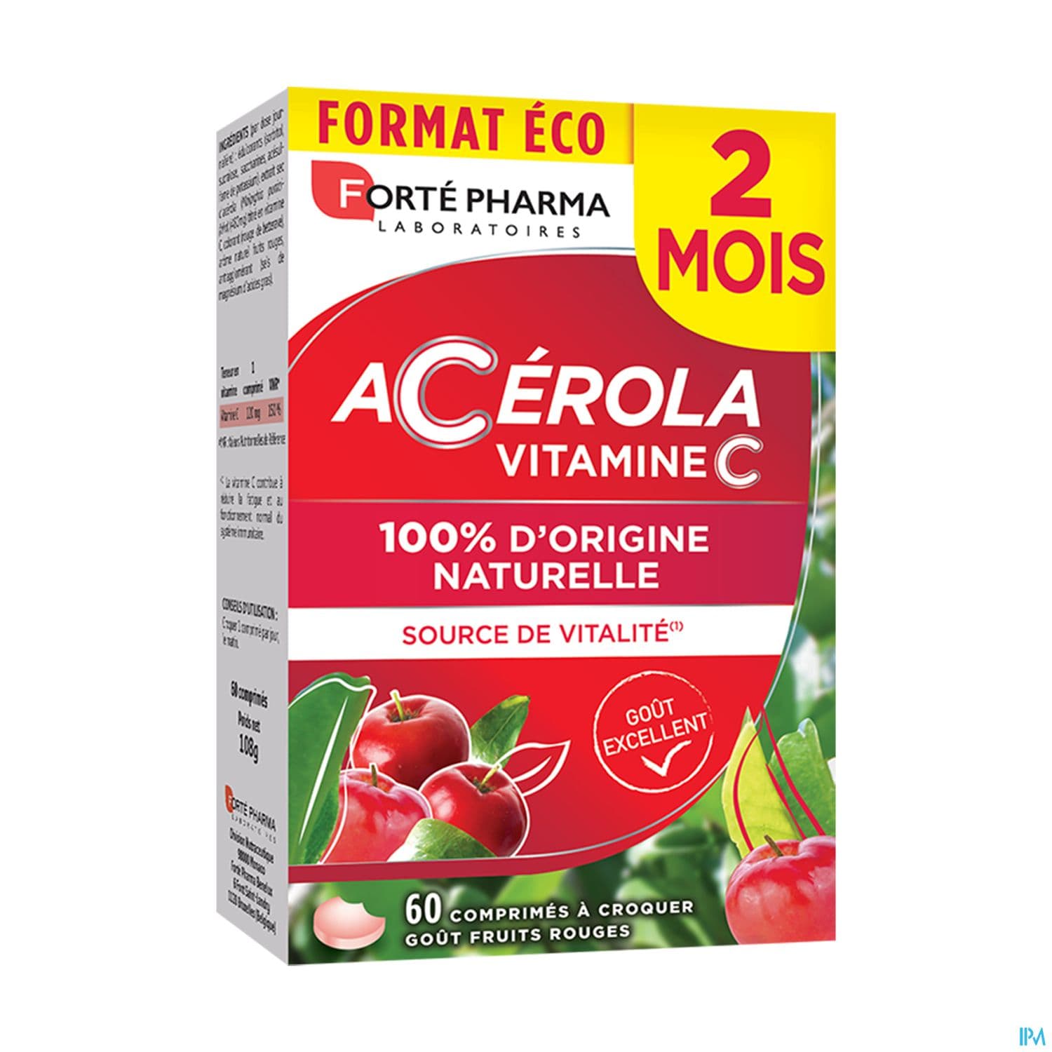 Forte Pharma Acerola Comprime A Croquer 60