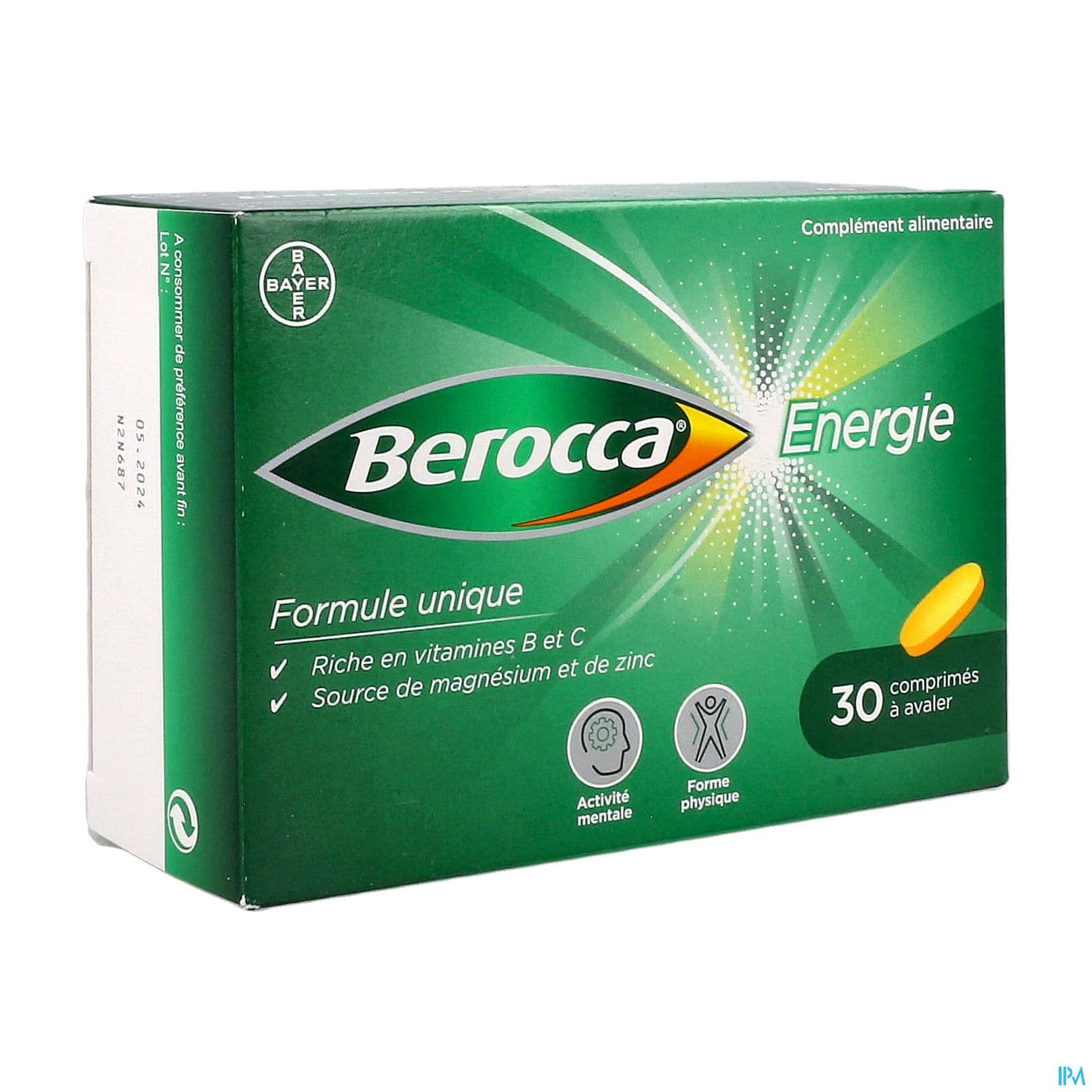 BEROCCA ENERGIE CPR PELLICULE 30