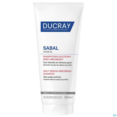 Ducray Sabal Argeal Shampooing Quotidien Sebo-absorbant Nouveau 200ml