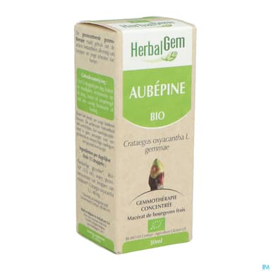 Herbalgem Aubepine Bourgeon Macerat Glyc Bio 30ml