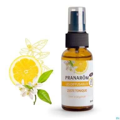 Pranarom Les Diffusables Zeste Tonique Bio Spray 30ml